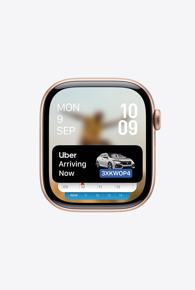 Apple Watch Series 10 GPS 42 mm Smartwatch with Jet Black Aluminium Case with Black Sport Band - S/M. Fitness Tracker, ECG App, Always-On Retina Display, Water Resistant