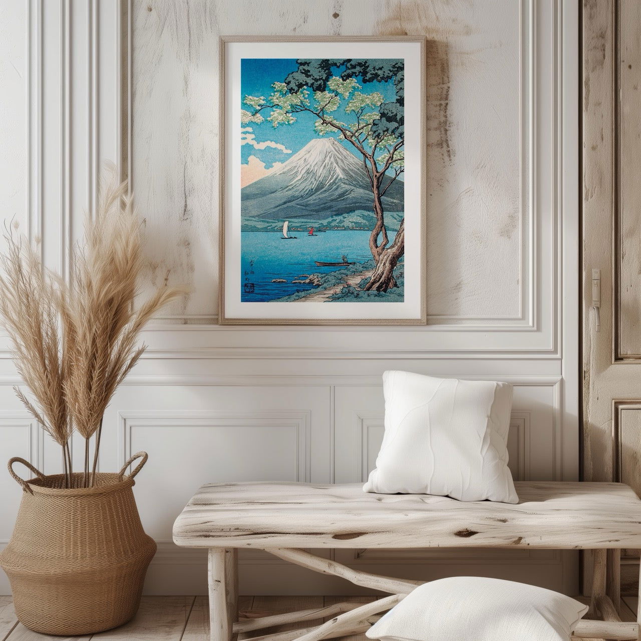 Mount Fuji from Lake Yamanaka - Hiroaki Takahashi - Rolled Poster Wall Art Print-1
