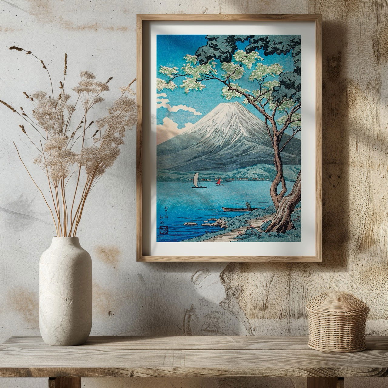 Mount Fuji from Lake Yamanaka - Hiroaki Takahashi - Rolled Poster Wall Art Print-2