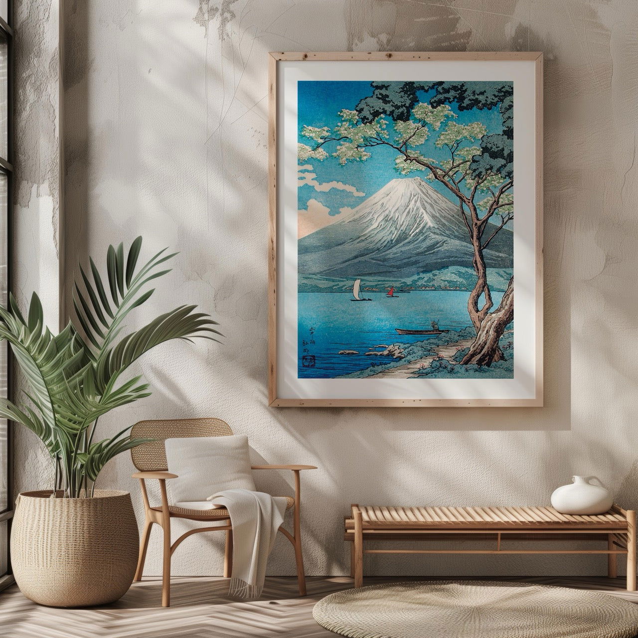 Mount Fuji from Lake Yamanaka - Hiroaki Takahashi - Rolled Poster Wall Art Print-4
