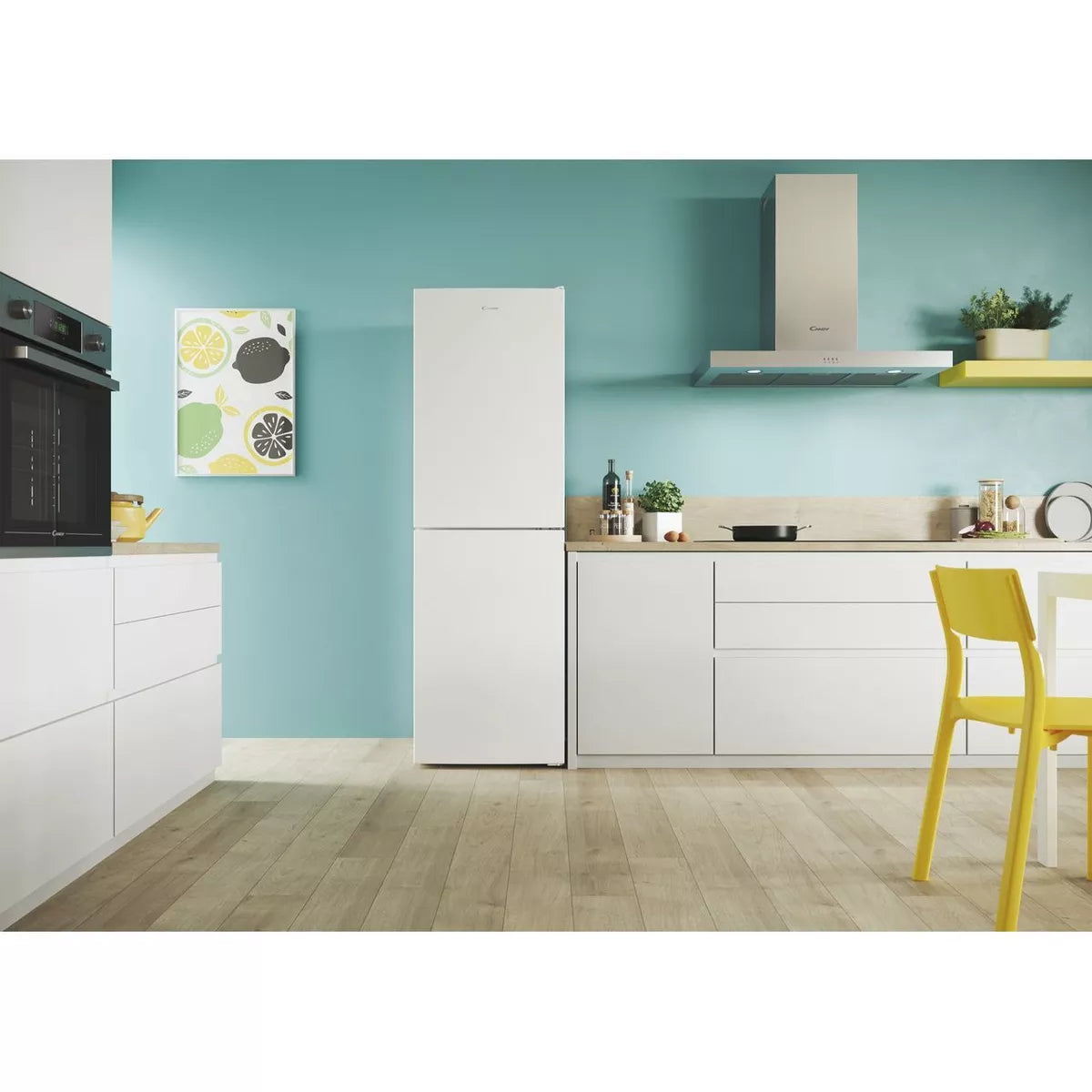 Candy CCT3L157EWK-1 50/50 55cm 50/50 Free Standing 50/50 Fridge Freezer White E
