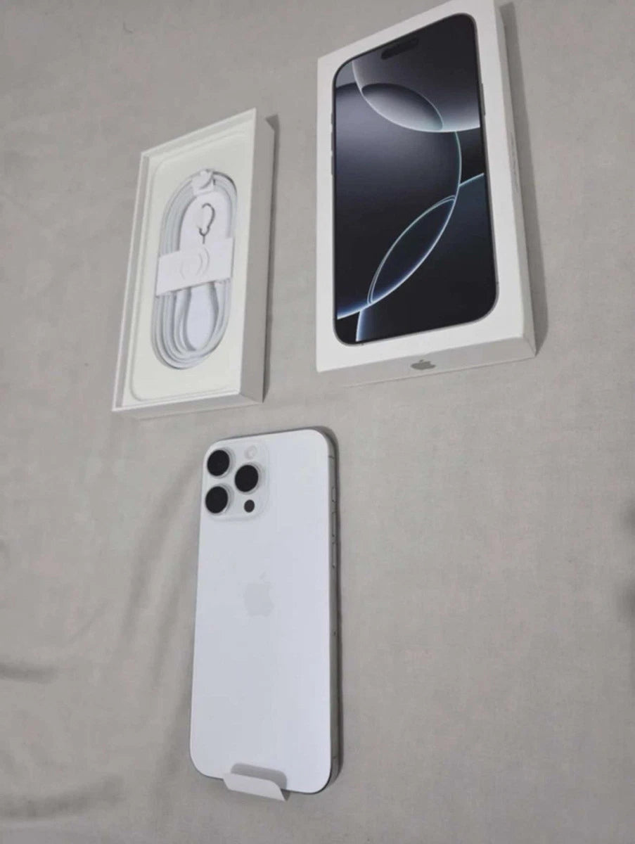 Apple iPhone 16 Pro - 128GB Black Titanium 100% BH Unlocked