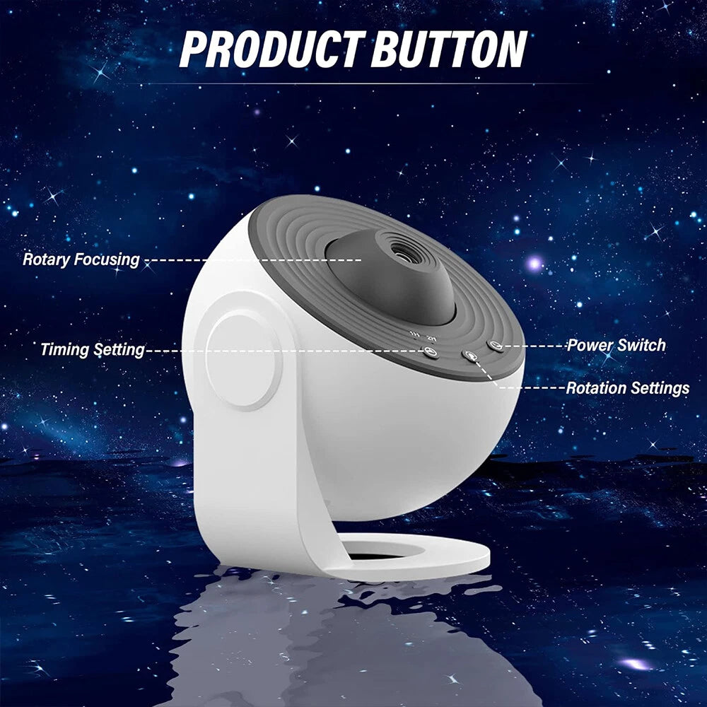 4K HD Planetarium Projector Galaxy Starry Sky Nebula Space LED Night Light Gifts