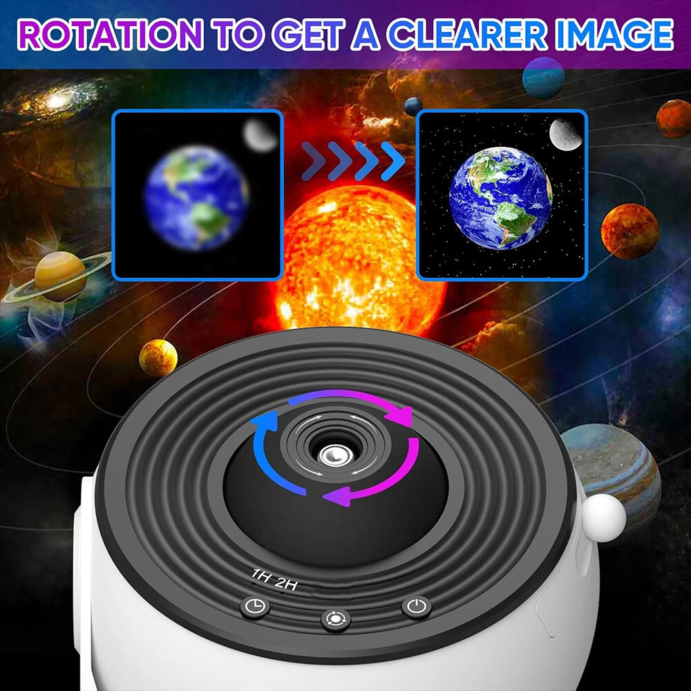 4K HD Planetarium Projector Galaxy Starry Sky Nebula Space LED Night Light Gifts