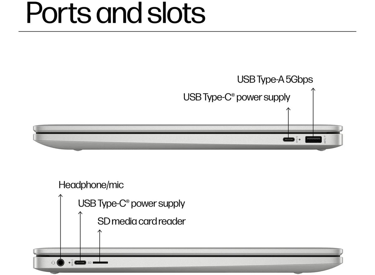 HP Chromebook Plus 15a-nb0004na Full-HD Laptop - Core™ i3