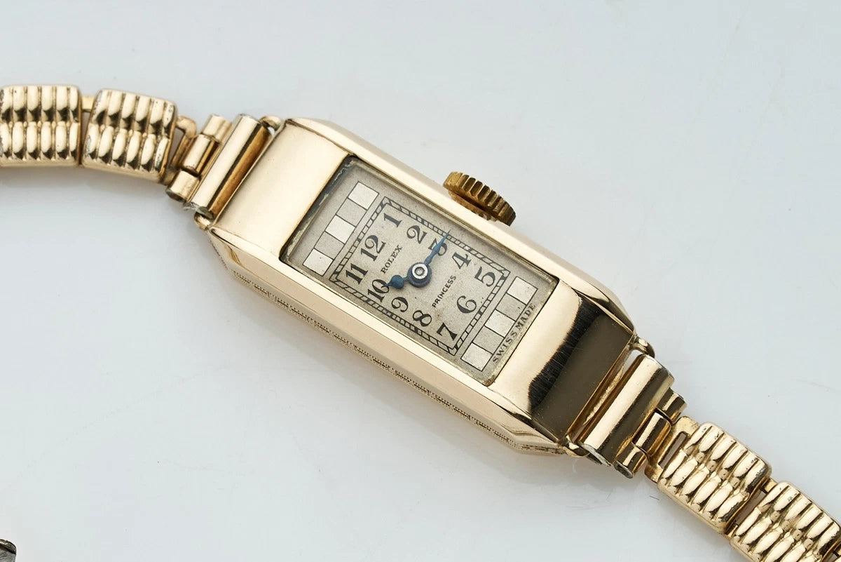 Rolex Princess ‘1930’ Rare 9K Gold Ladies Vintage Collectors Watch Serviced