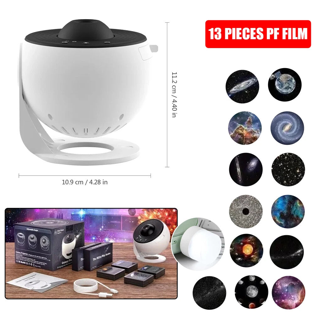 4K HD Planetarium Projector Galaxy Starry Sky Nebula Space LED Night Light Gifts