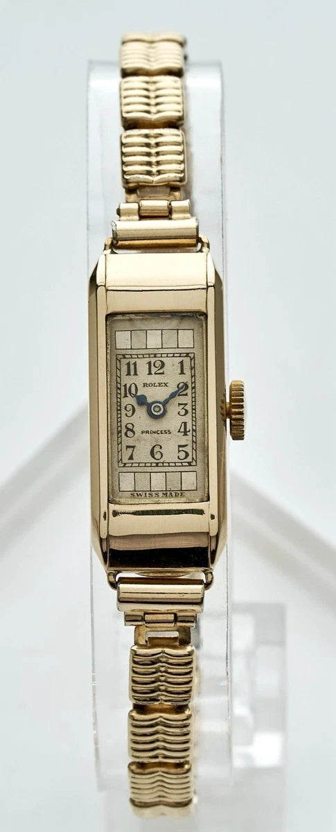 Rolex Princess ‘1930’ Rare 9K Gold Ladies Vintage Collectors Watch Serviced