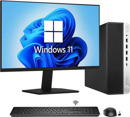 HP ProDesk Windows 11 Intel Core i7 SSD 32GB RAM Computer Bundle PC SFF WiFi