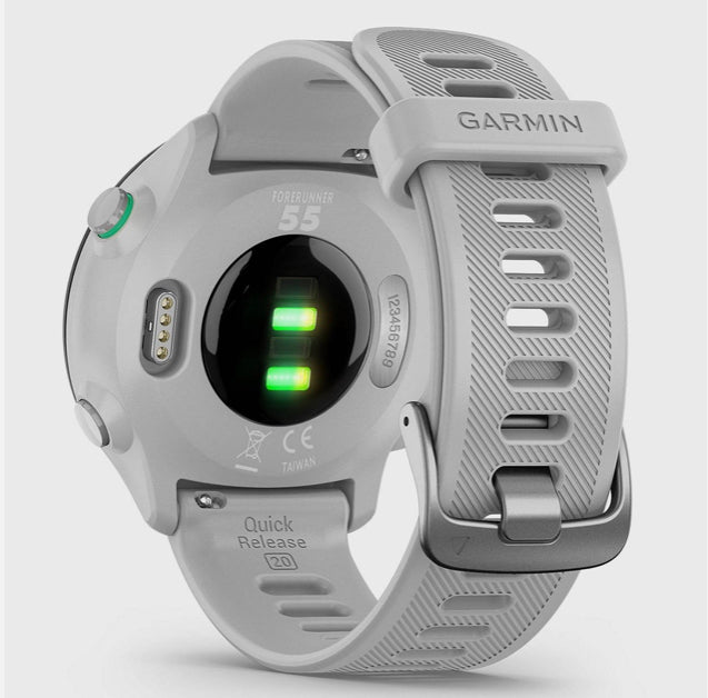 Garmin Forerunner 55 010-02562-11 42mm GPS Running Smartwatch White