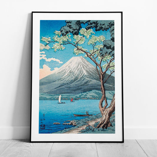 Mount Fuji from Lake Yamanaka - Hiroaki Takahashi - Rolled Poster Wall Art Print-0