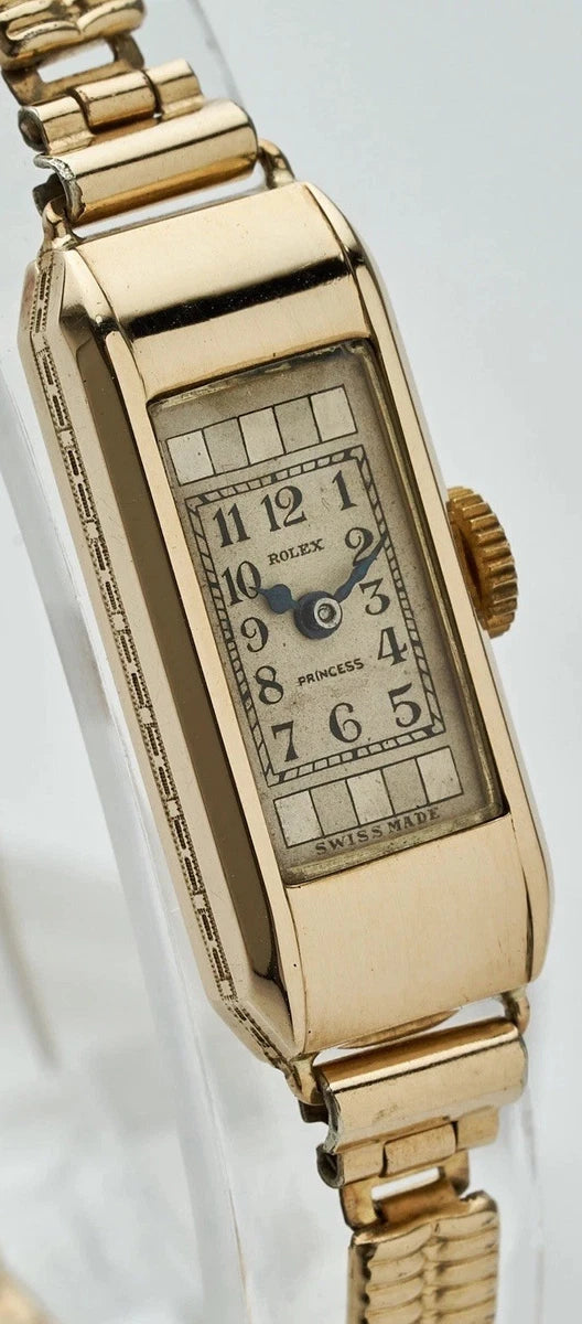 Rolex Princess ‘1930’ Rare 9K Gold Ladies Vintage Collectors Watch Serviced