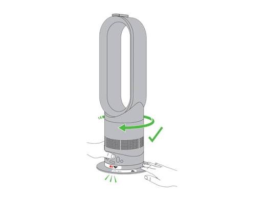 Dyson Hot/Cool Fan - AM04 - White - No Remote Included